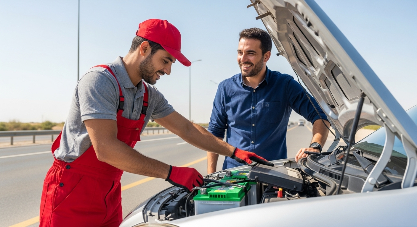 بنشر متنقل الكويت -كيف تحمي بطارية سيارتك